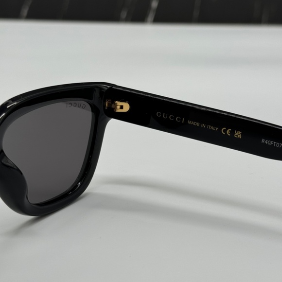 NEW GG1578S 001 GUCCI BLACK GREY CAT EYE WOMEN GUCCI SUNGLASSES - Picture 10 of 12